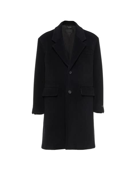 prada black coat|prada coat sale.